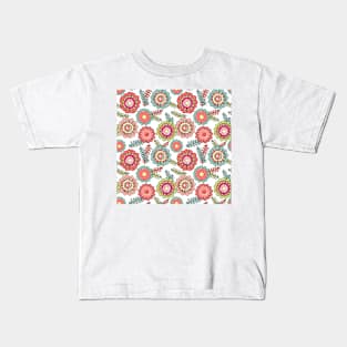 Ornate floral seamless texture Kids T-Shirt